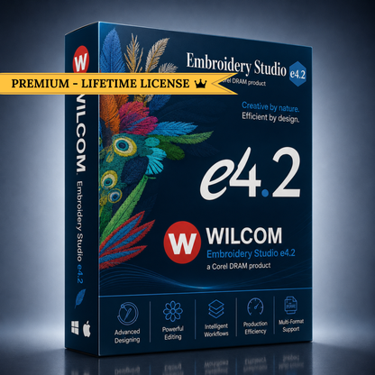 Embroidery Software Pack | Wilcom e4.2 + Hatch 2 + PE-Design 11