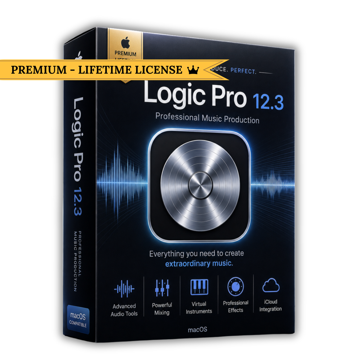 Apple Logic Pro 12.3 Lifetime License for macOS (Instant Download)