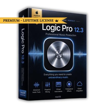 Apple Logic Pro 12.3 Lifetime License for macOS (Instant Download)