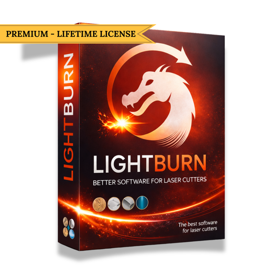LightBurn – Advanced Laser Cut & Design Software | Lifetime Access | Instant Download
