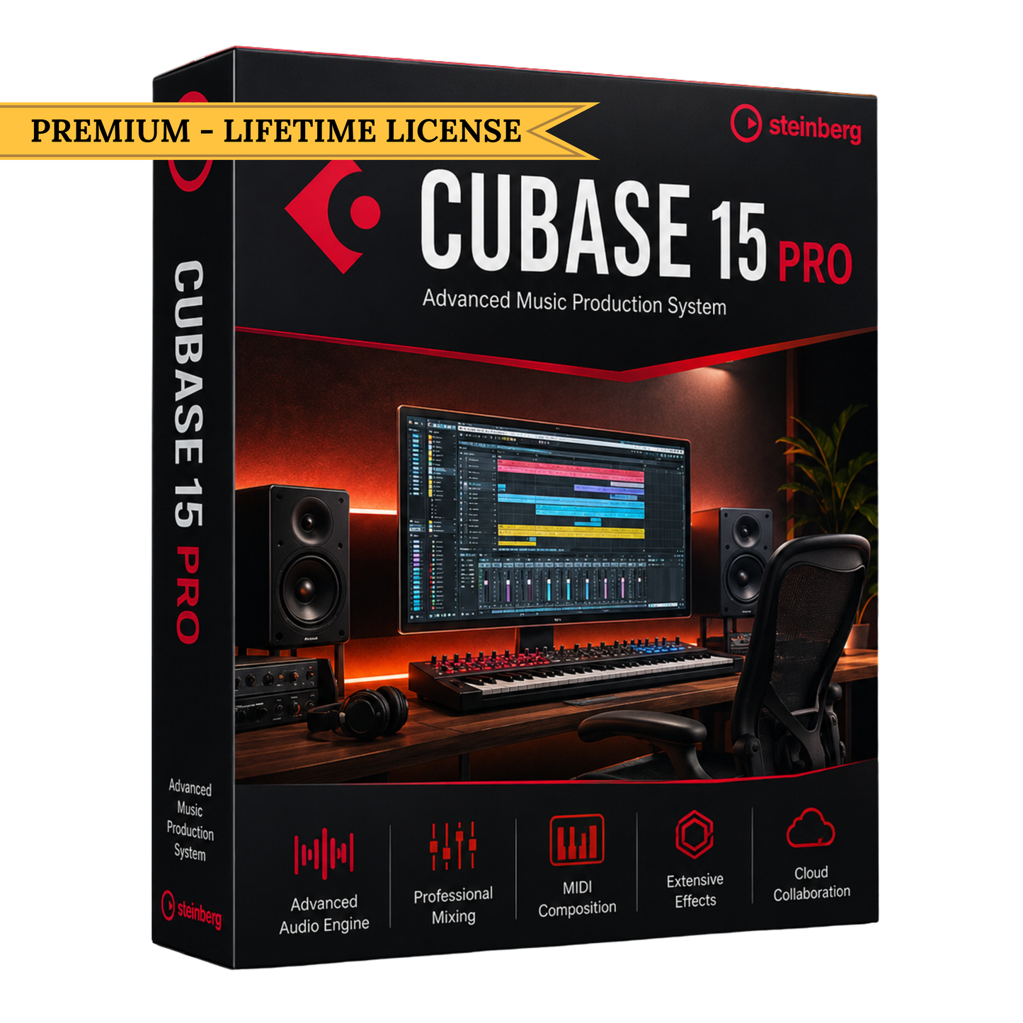 Steinberg Cubase Pro 15 – Professional Digital Audio Workstation (Instant Digital Download)