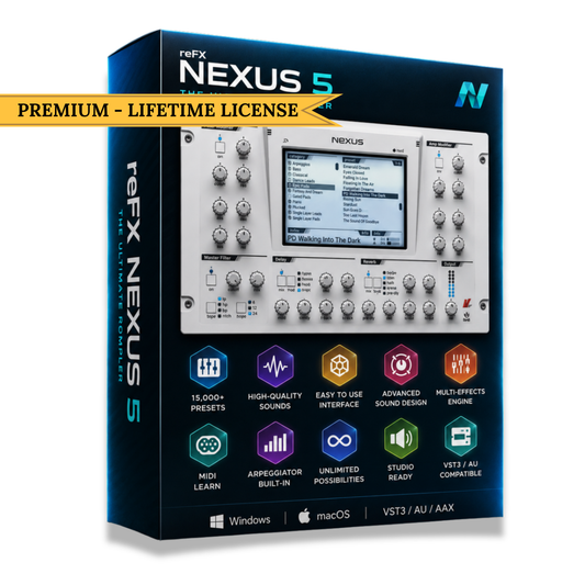 reFX Nexus 5 + Factory Content Lifetime License (Instant Download)