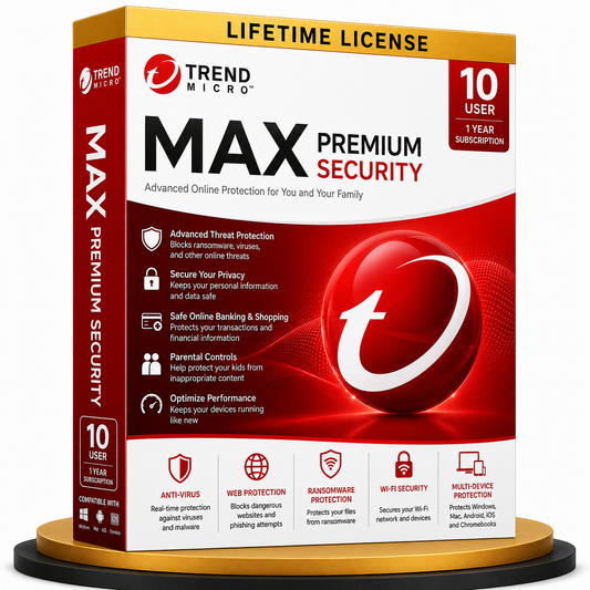 Trend Micro Max Premium Security 10 User
