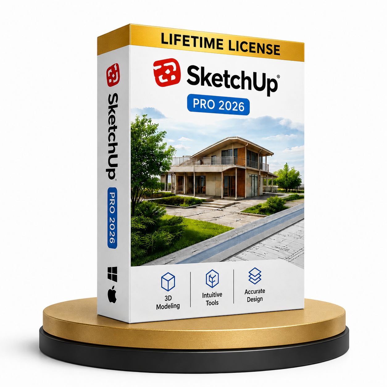 SketchUp Pro 2026 Full Version Lifetime (Instant Download) MacOS and Windows
